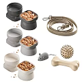 Pet Accessories for Cats and Dogs Including Scratching Posts Litter Box Food Bowls and Toys