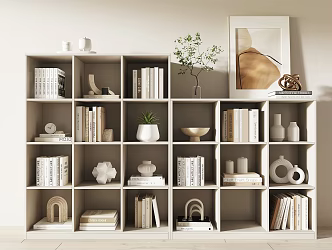 Bookshelf 3d model