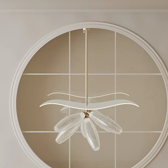 Modern chandelier 3d model