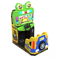 Modern game machine frog racing 3d model