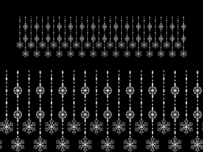 Modern decorative light snowflake 3d model