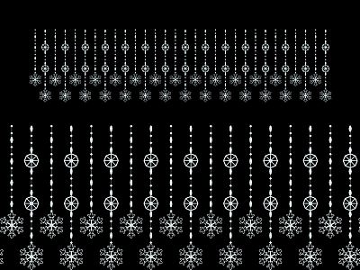 Modern decorative light snowflake 3d model