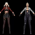 Multiple Character 3D Models With Different Outfits And Detailed Costumes 3d model