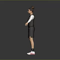 Black Lakers Jersey Number 7 With White Long Sleeve Undershirt Black Shorts White Nike Sneakers