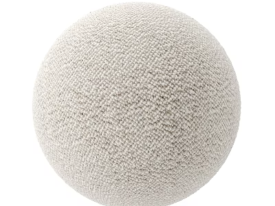 White Spherical Component with Woven Textured Surface and Crafted Design 3d model