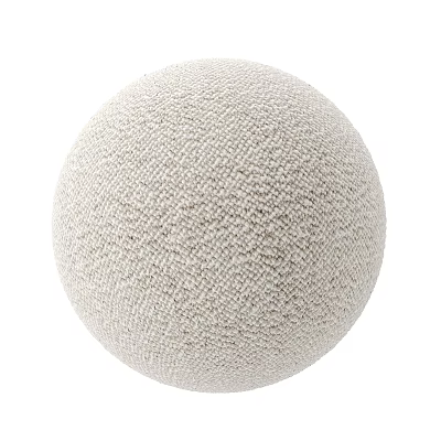 White Spherical Component with Woven Textured Surface and Crafted Design 3d model