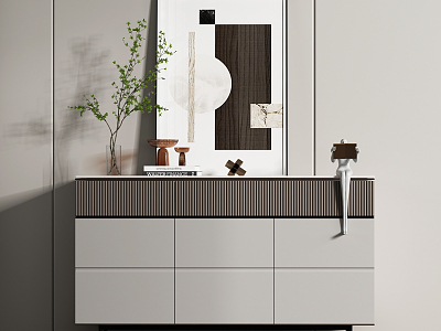 Modern Side Cabinet model