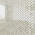 Light Beige Herringbone Pattern Tile Wall With Classic Geometric Modern Design 3d model