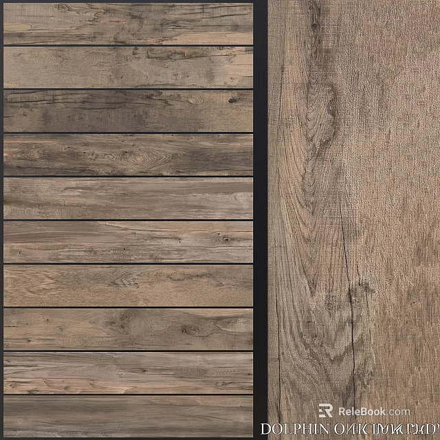 Wooden Structural Components With Plank Design And Natural Grain Texture 3d model 