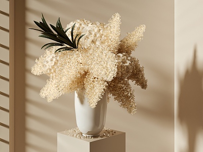 flower arrangement plant ornaments model