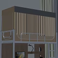 Beige Bed Canopy For Bunk Bed With White Frame And Curtain In Bedroom