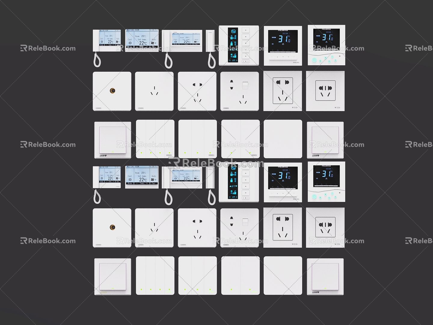 Hardware Panel Switch 3d model