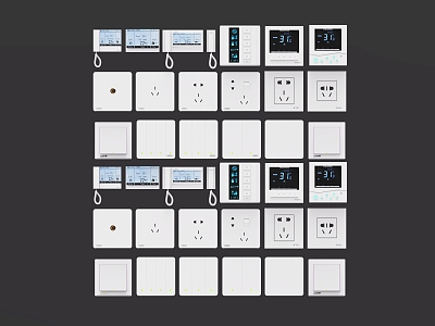 Hardware Panel Switch 3d model