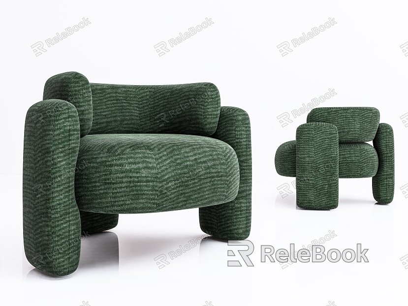 Single Sofa Creative Lazy Recliner Cyber Popular Light Luxury Leisure Sofa Chair Leisure Sofa Chair model