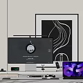 Computer Desktop Notebook Display Digital Equipment Office Equipment 3d model