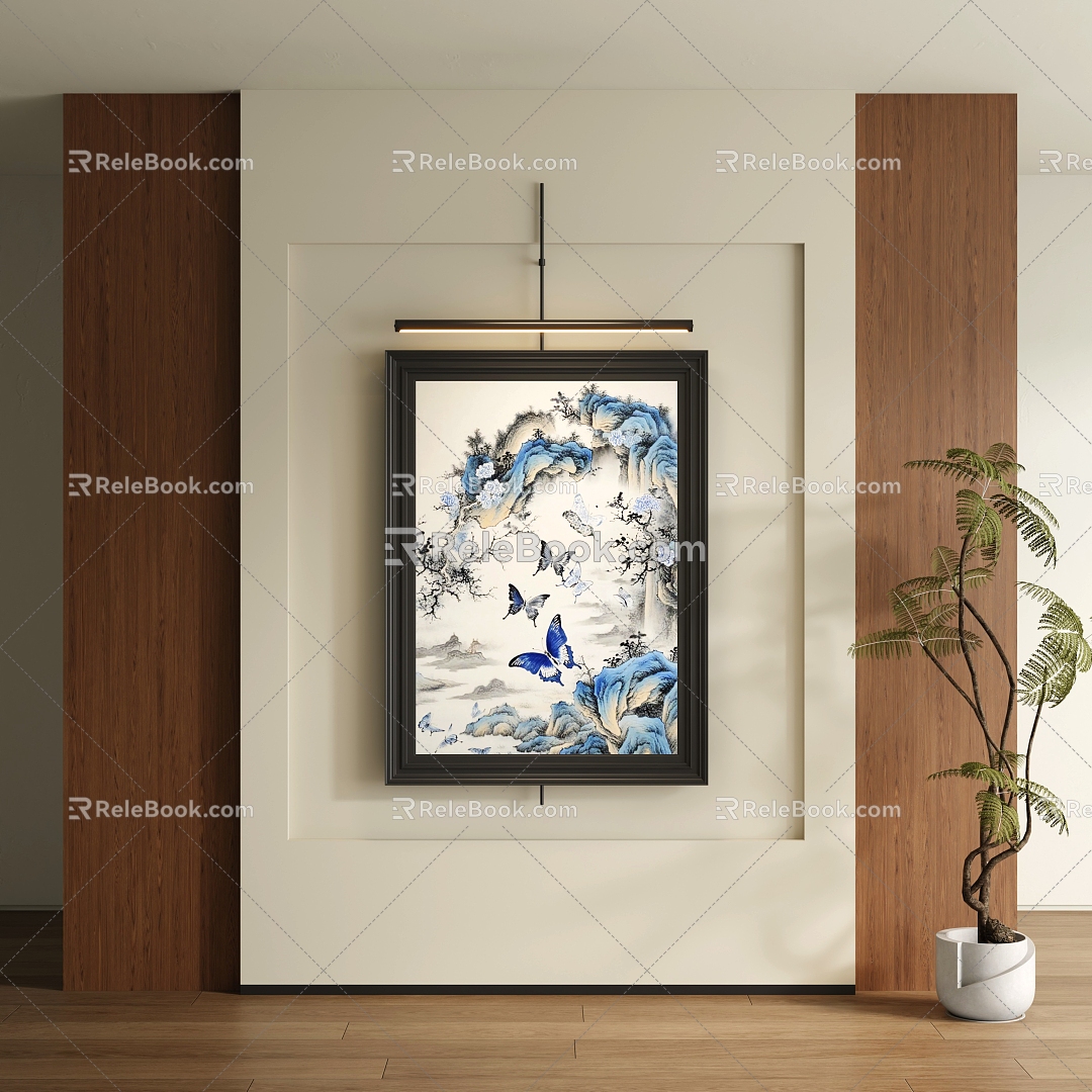 decorative painting 3d model