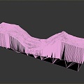 Geography, topography, mountain shape, ridge, ridge, valley, mountain range, canyon, geomorphology, mountain peak, mountain body 3d model