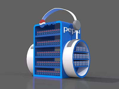 Modern Ground Pile Pepsi Ground Pile 3d model