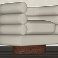 Silent Wind Single Sofa 3d model