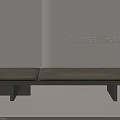 Modern Shoe Bench With Comfortable Cushioned Seat And Sleek Wooden Frame