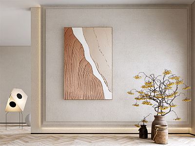 Modern abstract painting decorative hanging painting model