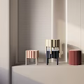Modern stool combination 3d model