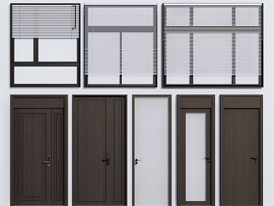 Modern door and window model