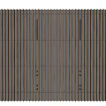 Contemporary Wooden Ceiling Design With Vertical Slats And Recessed Lights