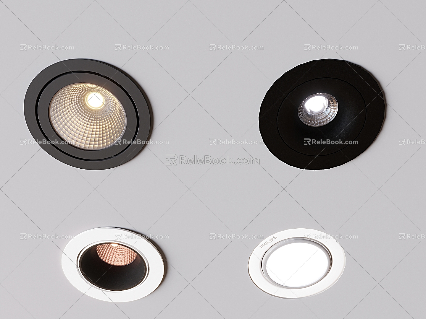 Modern Downlight Spotlight 3d model