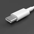White Wireless Charger with Round Pad and USB Cable for Mobile Phones