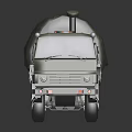 Military Green Army Truck With Camouflage Cover And Six Wheel Design