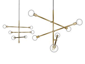 Modern Chandelier Dining Room Chandelier Living Room Chandelier Metal Chandelier 3d model