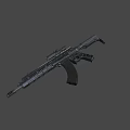 Modern Tactical Rifle With Scope Handguard Magazine And Ergonomic Design Features