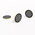 Old dart board 3d model