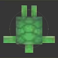 Turtle Cartoon Turtle Snapping Turtle Chickbill Turtle Reptile Cold Blooded Animal Reptile Class 3d model