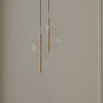 Modern chandelier 3d model