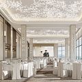 Modern Ballroom 3d model