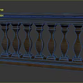 Classical Stone Balustrade With Ornamental Fluted Posts Elegant Sturdy Architectural Design