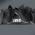 Men's Leather Shoes Casual Shoes 3d model