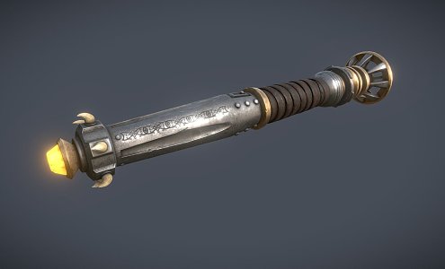 Medieval style lightsaber 3d model