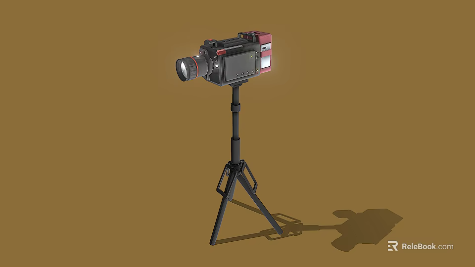 Functional Tripod Furniture Stand Supporting Camera With Stable Design 3d model 