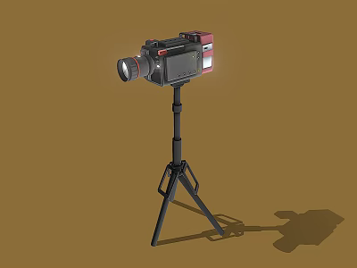 Functional Tripod Furniture Stand Supporting Camera With Stable Design 3d model