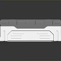 Industrial Equipment Storage Case Heavy Duty Durable Design with Reinforced Edges and Lockable Latch Gray