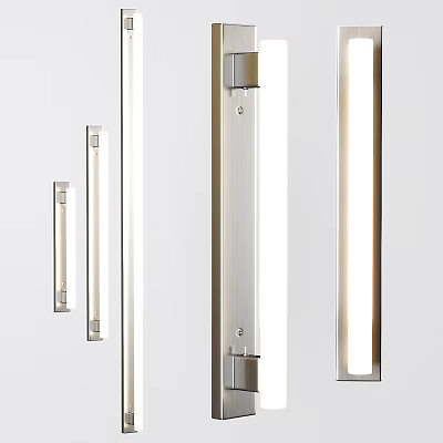 Sleek Modern Metal Wall Light With Slim Design For Indoor Home Decoration Lighting 3d model