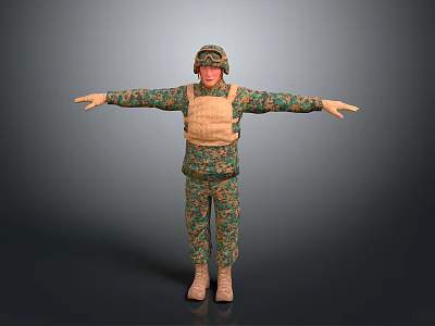 Modern Soldiers Special Forces Special Army Special Warriors 3d model