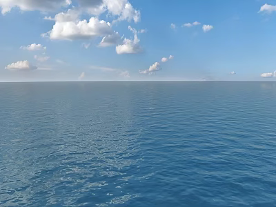 modern ocean 3d model