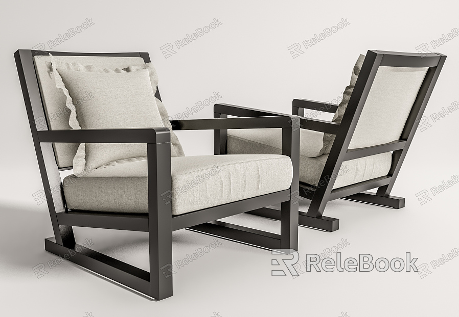 New Chinese Style Sofa Chair Leisure Chair model