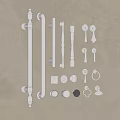 Golden Cabinet Handles And Furniture Pulls In Various Styles And Designs