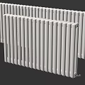 White Vertical Radiators For Home Heating Systems In Modern Living Spaces
