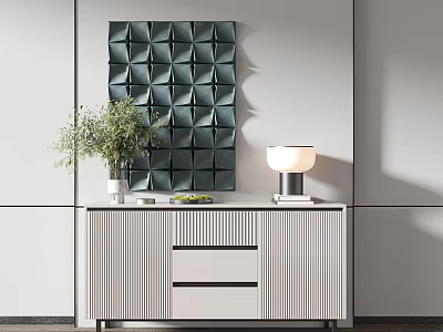 Modern Entrance Cabinet Entrance Cabinet Side Cabinet 3d model